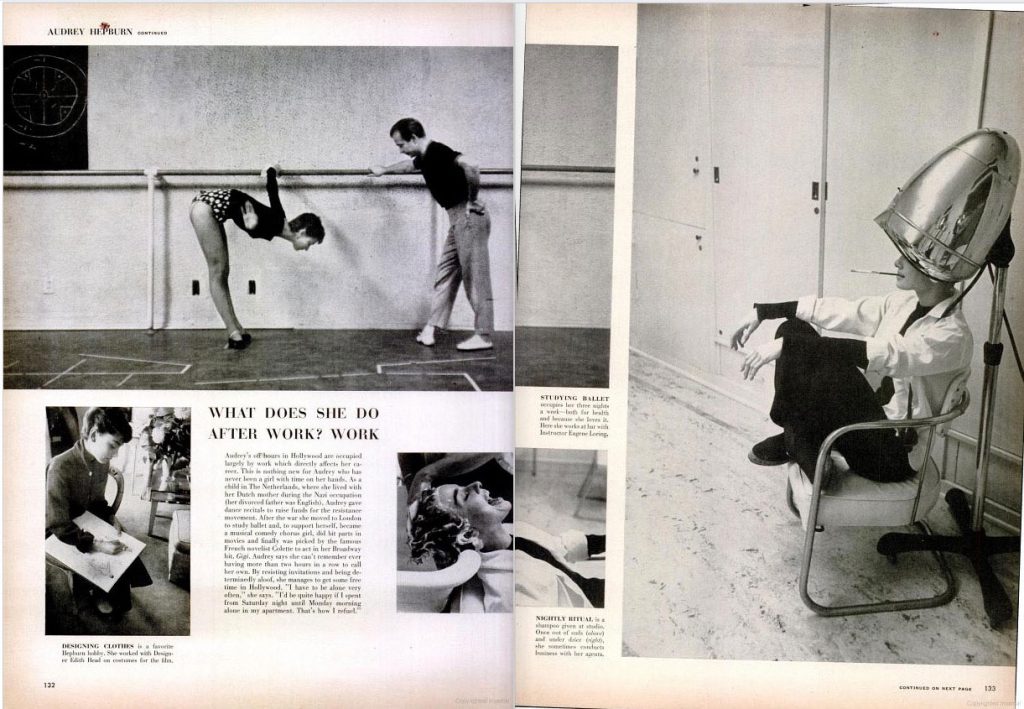 Audrey Heburn photo essay, LIFE magazine 1953.